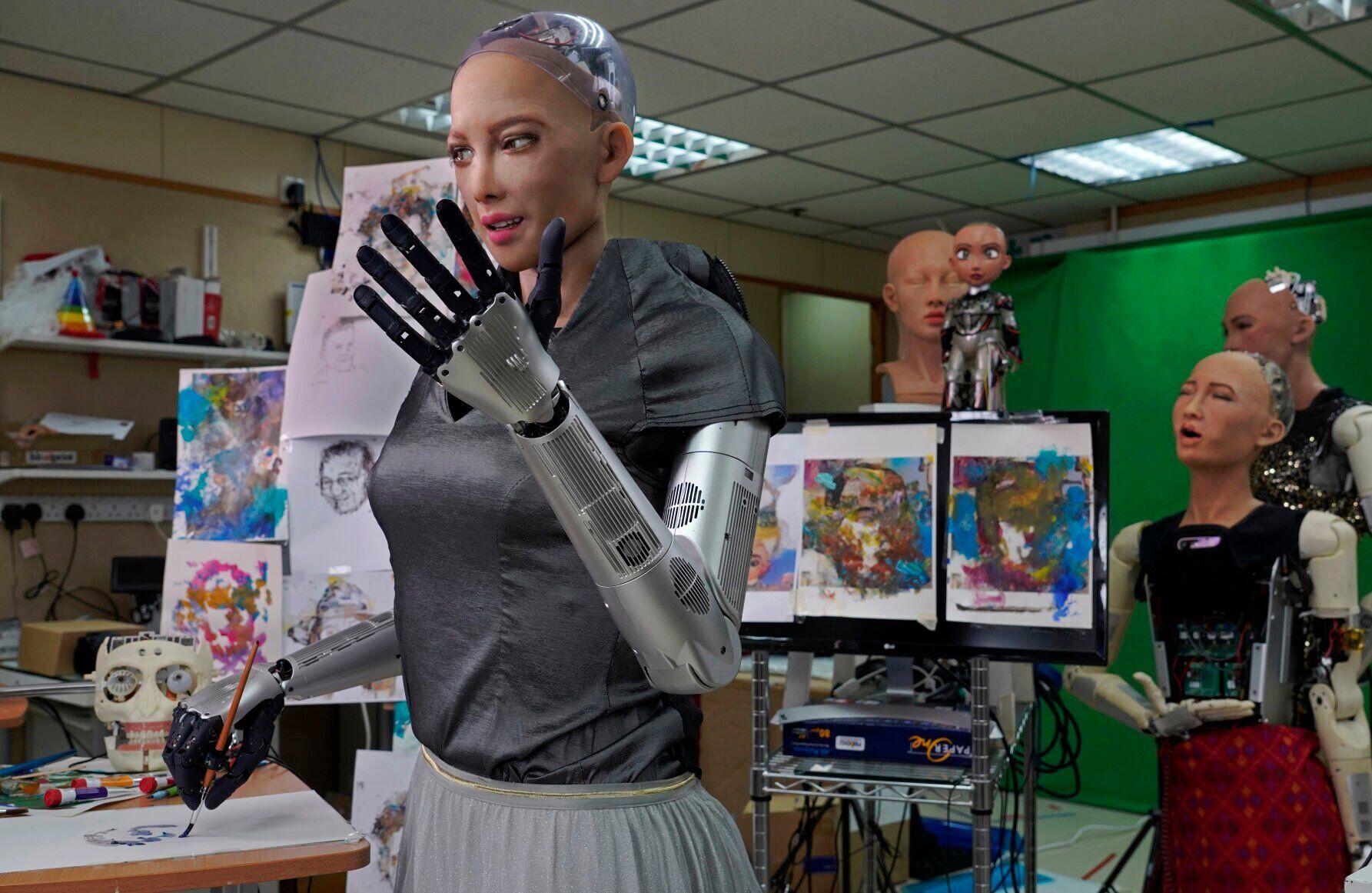 Hong Kong Sophia the Robot Artist
